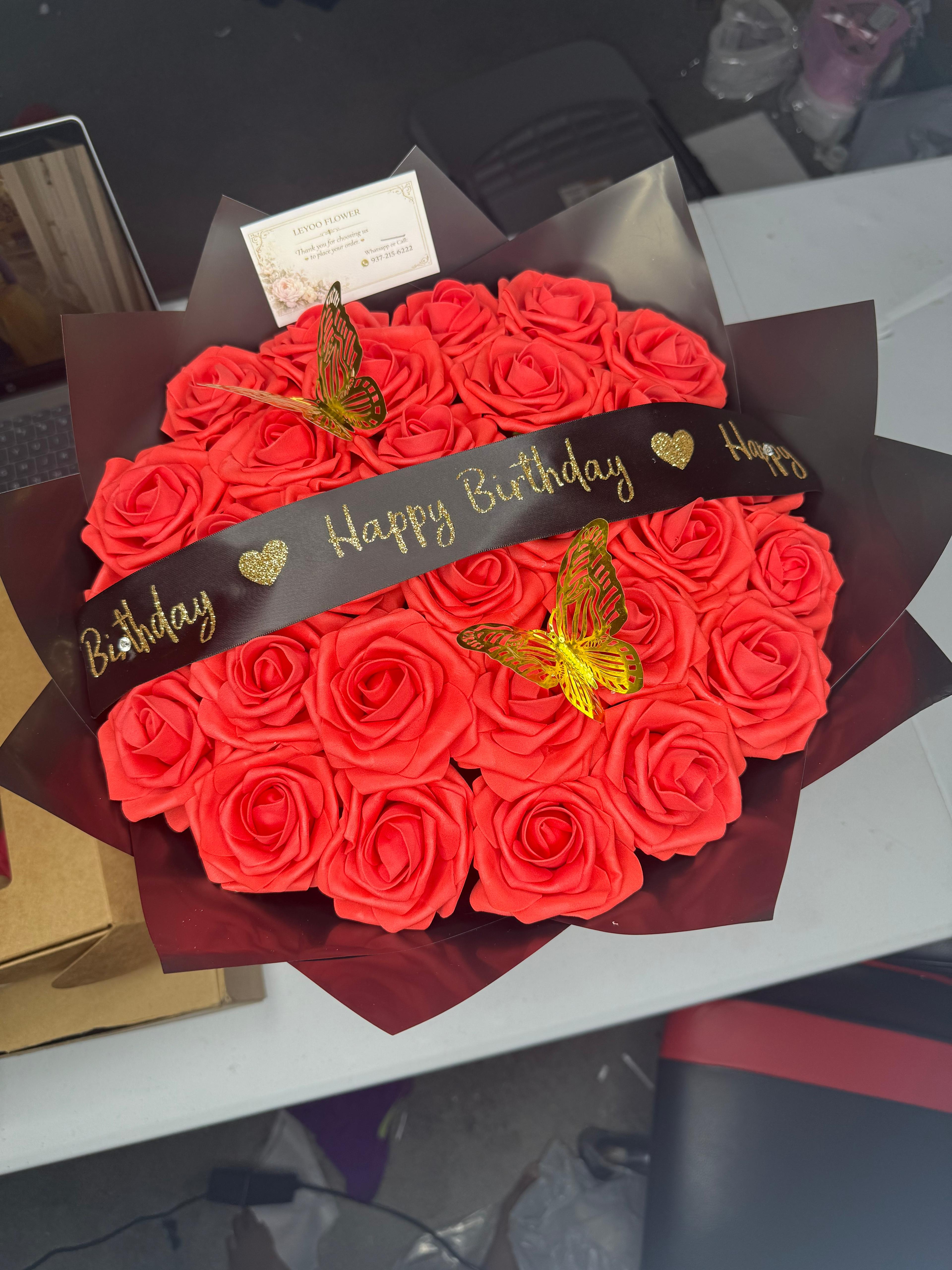 Luxury Red  Birthday